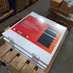 2x Infrarood paneel glas 60 x 60 cm, Ecosun, Type GS, Zwart, 2025